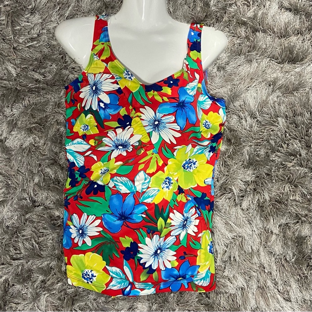 Body ID Floral Print Women's One Piece Swimsuit